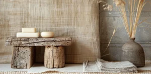 Studio setting product display podium